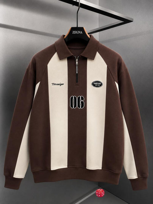 COLLAR NECK SWEAT TOPS